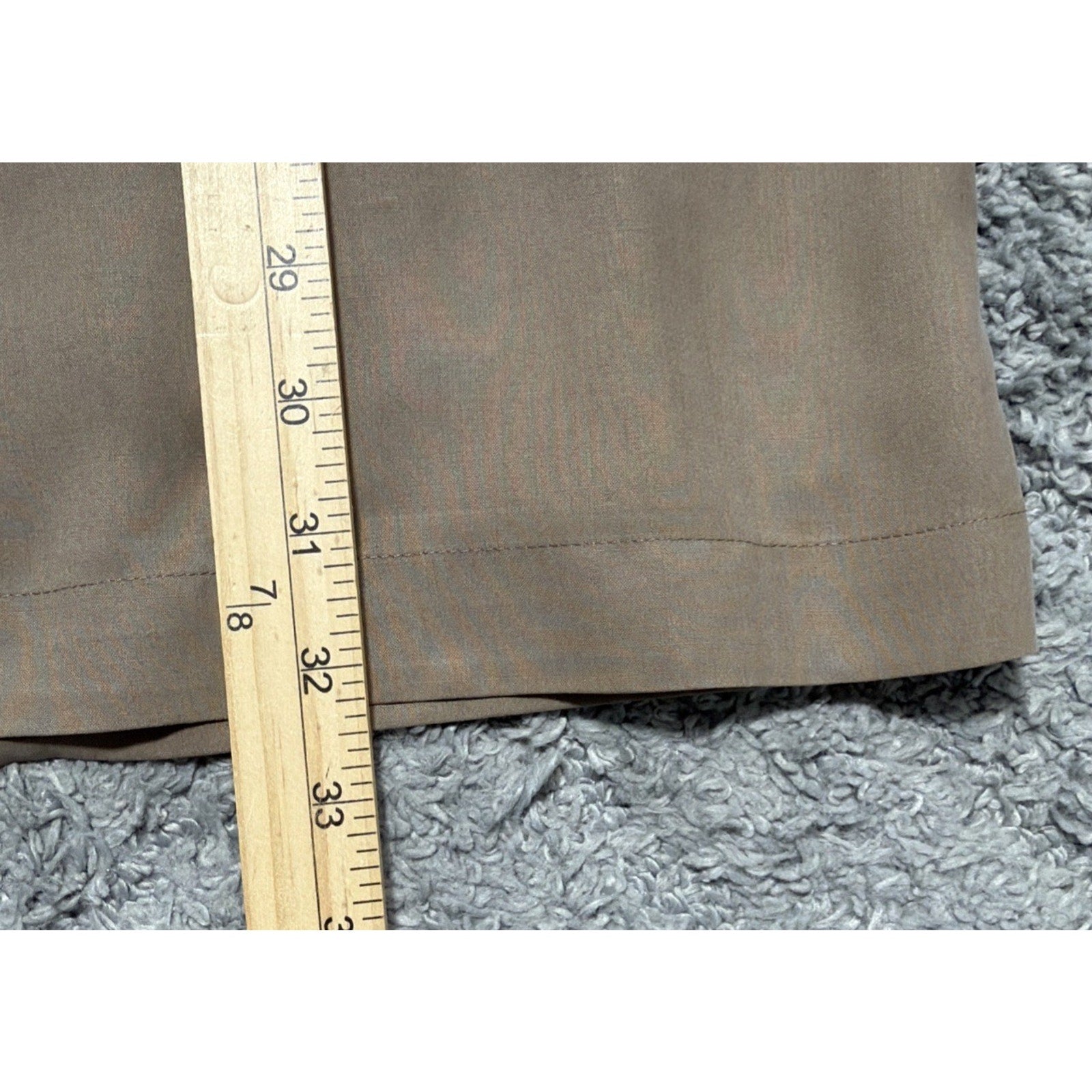 Tulliano 100% Silk Taupe Button Front Shirt Menswear 3XL Luxury Pocket NWT