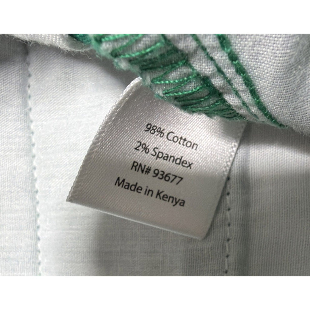 St. Johns Bay Pants Womens 2 Green Wide Leg Mid Ris Stretch Secretly Slender NWT
