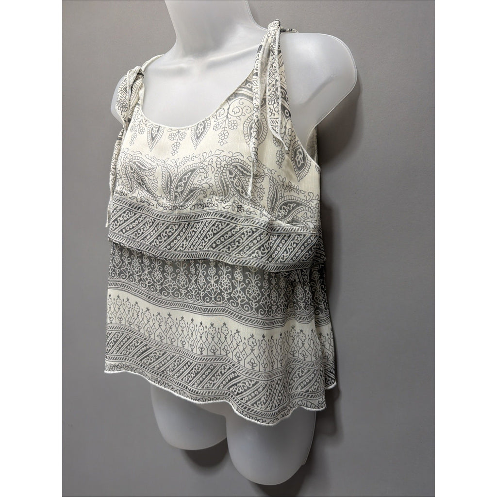Converse One Star Tank Womens M Sleeveless Lined Tank Boho Hippy Alternative