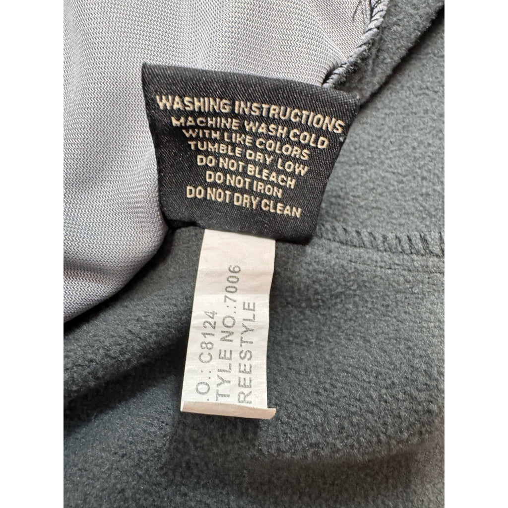 Reebok Mens Lightweight Jacket Black Large Zip Fleece Lined Jabezoo Industrial