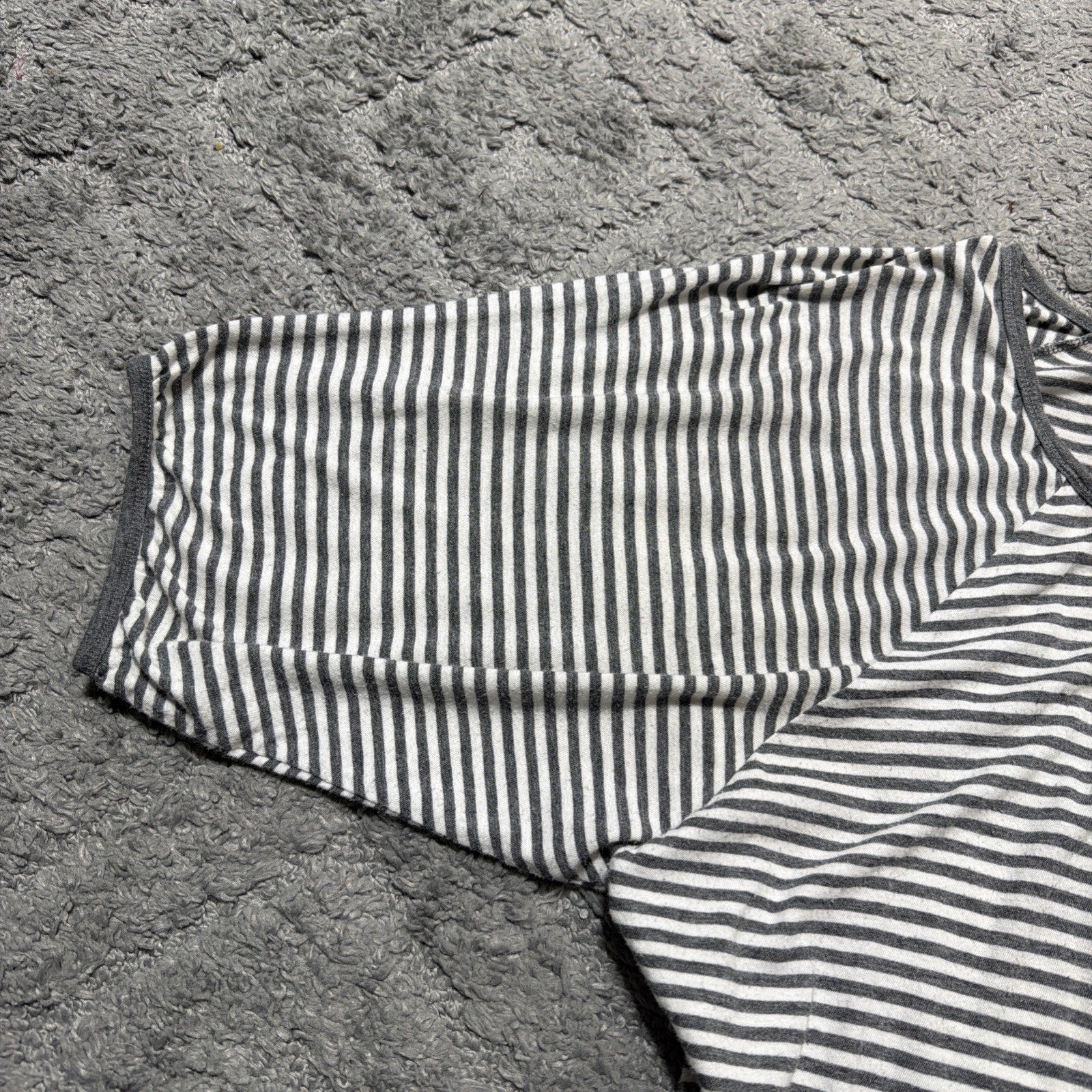 Express Women's Striped Flutter Sleeve Oversized Blouse Top Tunic Size Small