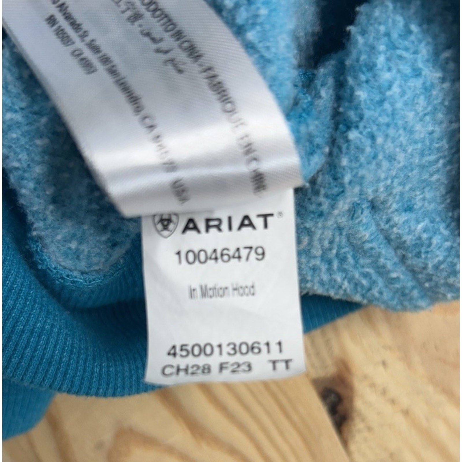 Ariat Boys Green Long Sleeve Pullover Hoodie Workwear Farmcore XSmall Chest Logo