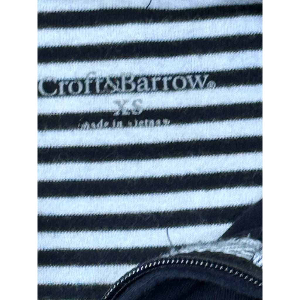 Croft & Barrow Women's Size X-Small Black And White Jacket