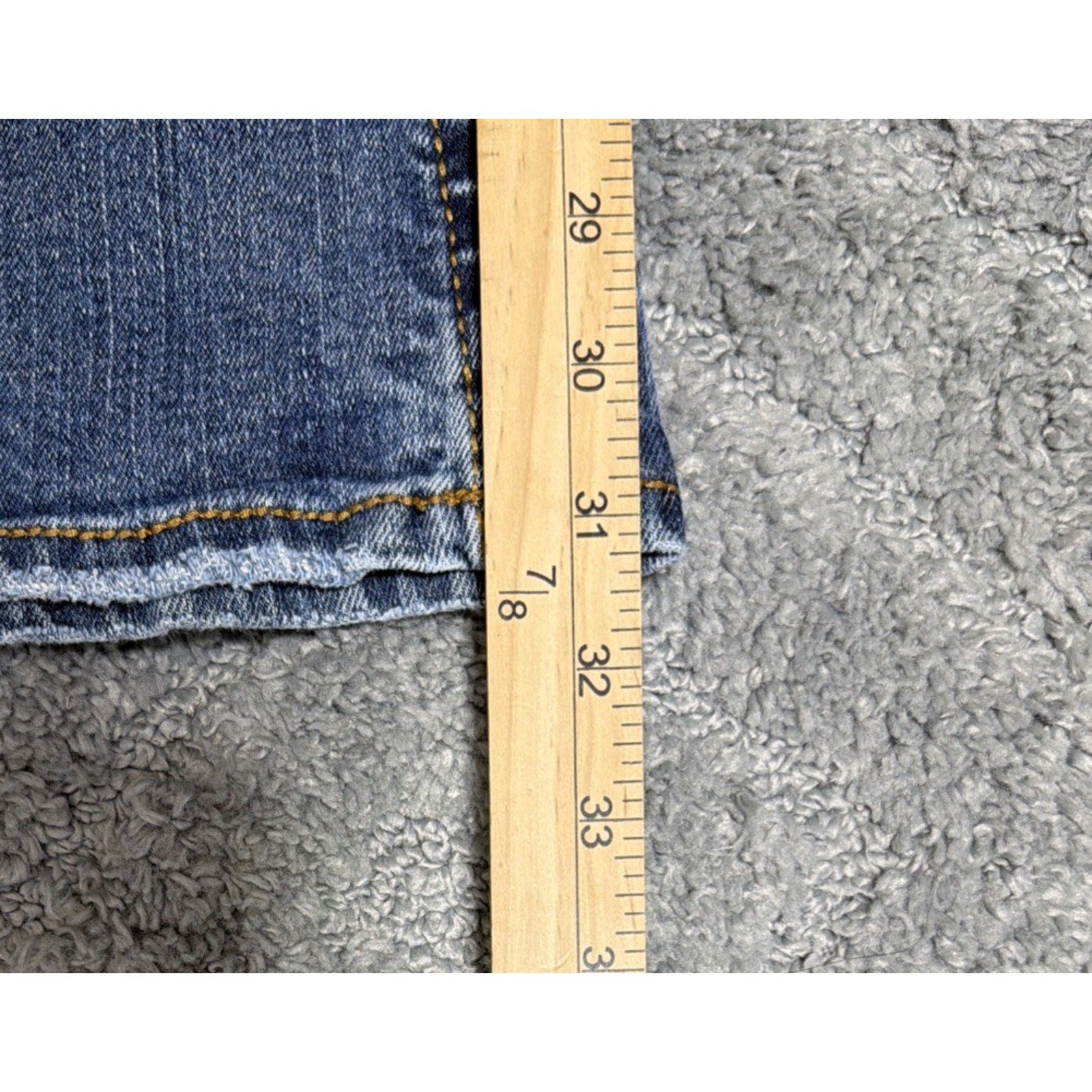 Aeropostale Y2K Womens Hailey Skinny Flare Curvy Fit Low Rise Size 7/8 31x31