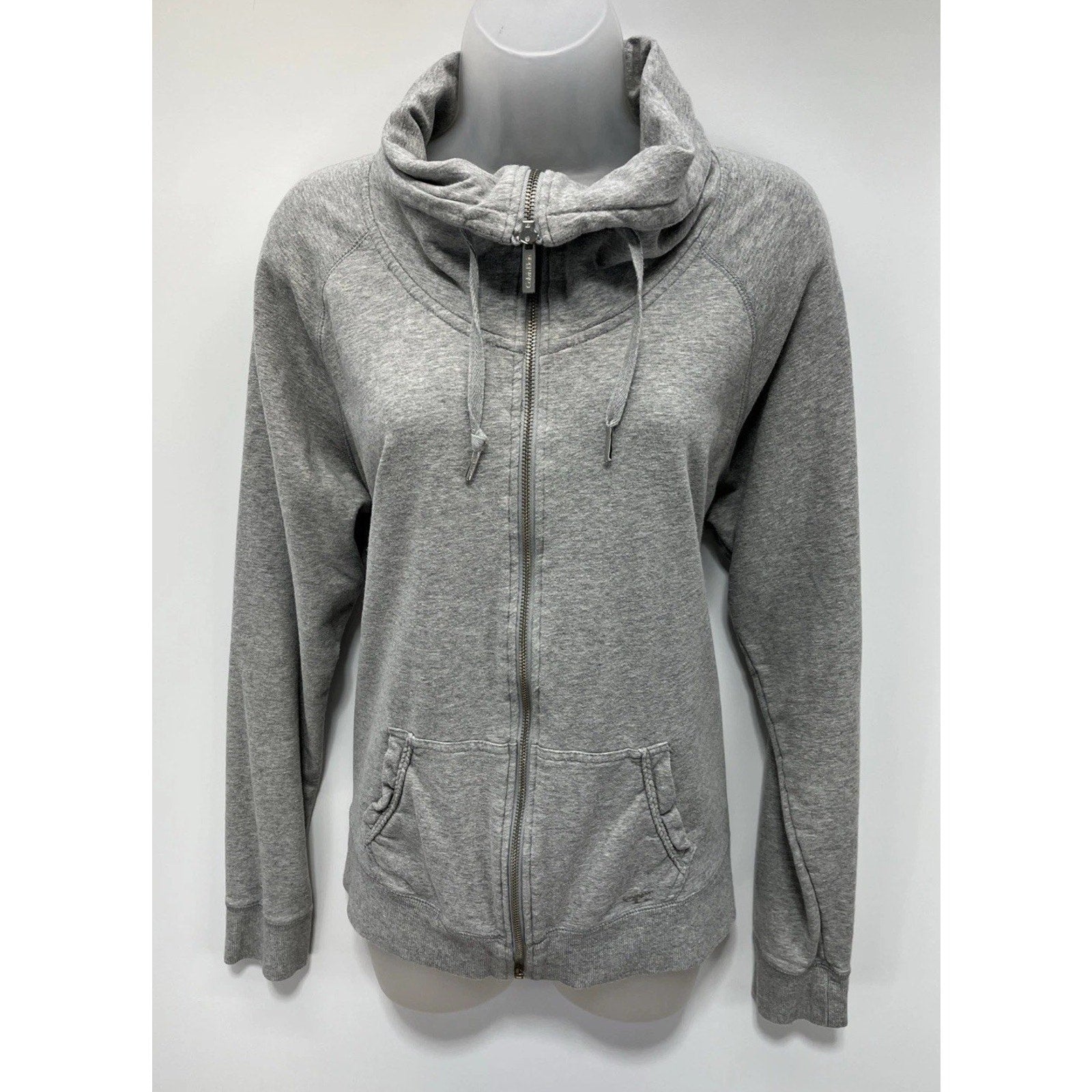 Calvin Klein Performance Mock Neck Full Zip Athletic Jacket Grey Size XXL