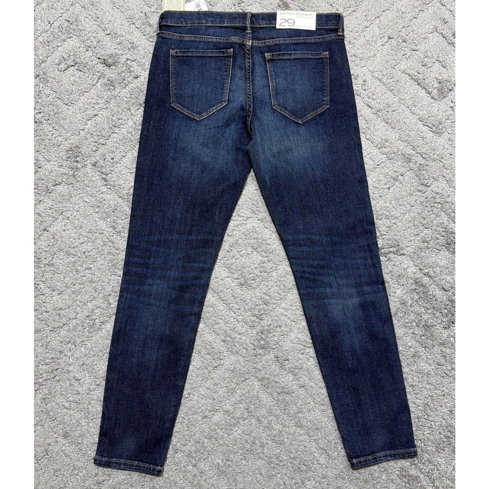 Banana Republic Premium Skinny Ankle Jeans Womens 29 Stretch Mid Rise Denim NWT