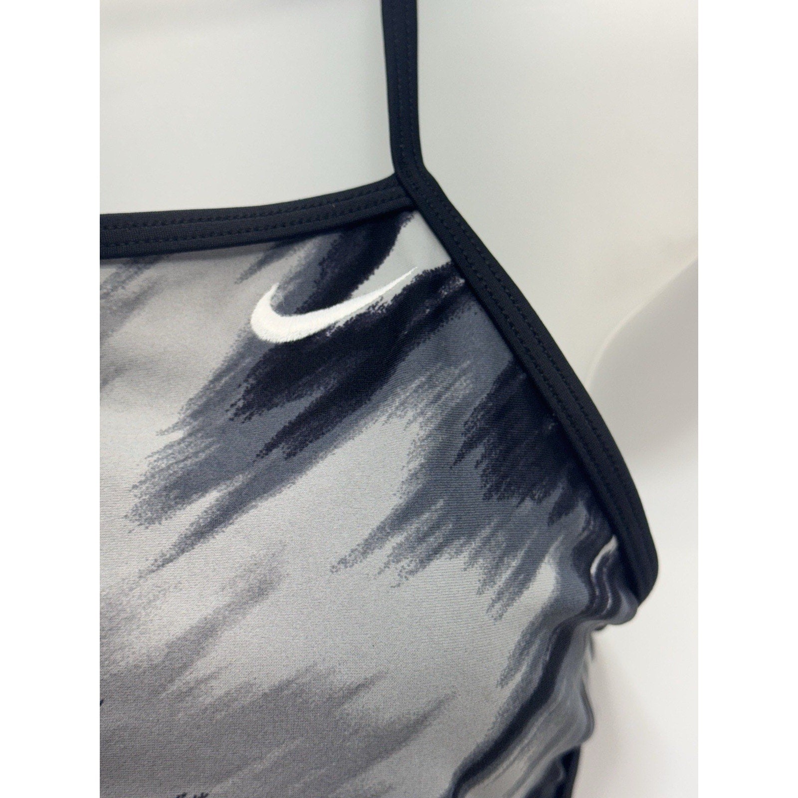 Nike Dri-Fit Sports Bra Gray Athletic Gym Run Yoga Women’s Size Medium