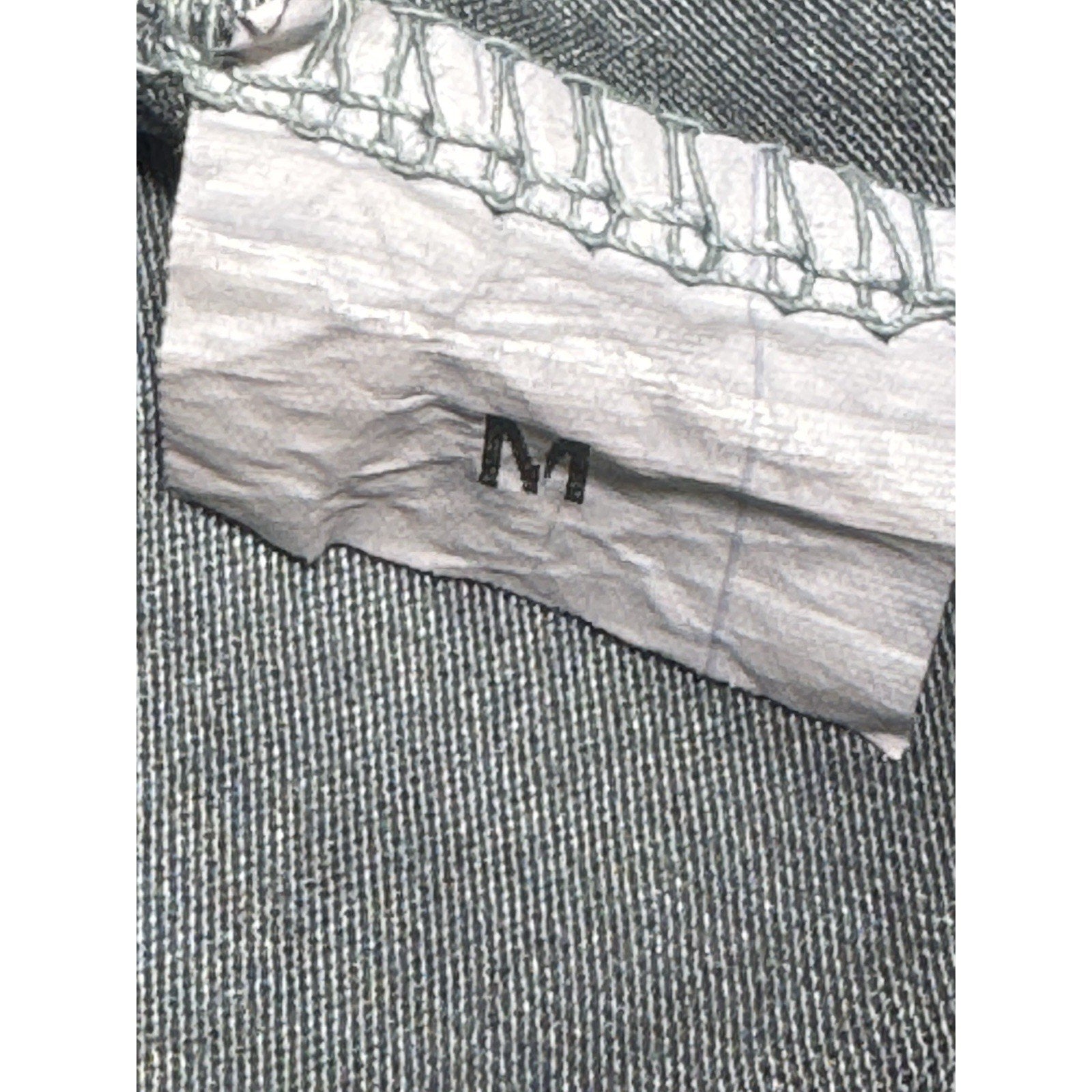 Le Marais Paris Pure Crinkle Silk Layered Blue Gray Ombre Blouse Women’s Size M