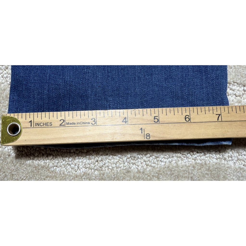 JACHS New York Jeans Men's 38x29 Blue Dark Wash Straight Leg Jeans Actual 37x28