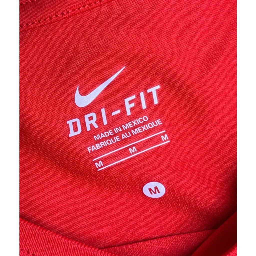 Nike Women's Embroidered Logo Legend Long Sleeve Tee Orange Size M EUC