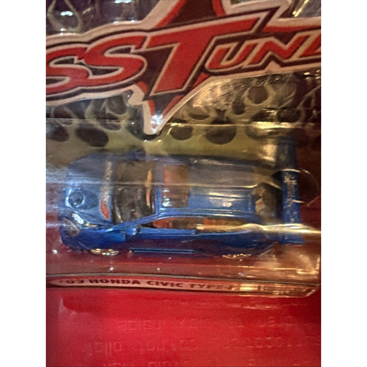 Muscle Machines SS Tuner 2003 Honda Civic Type R Blue 1:64 Diecast T02-37