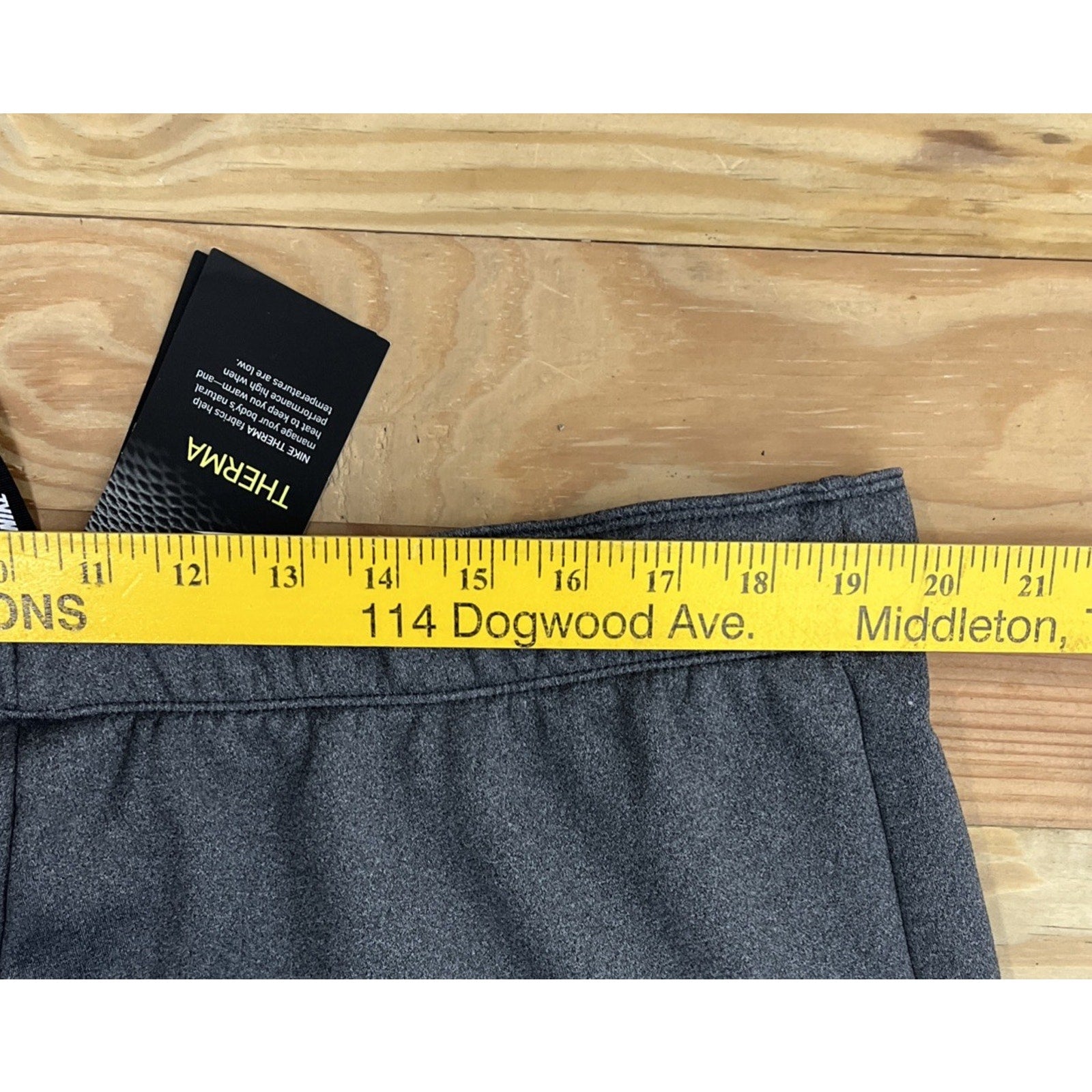 NWT WOMENS NIKE DRI-FIT FLEECE THERMA FLEECE SWEATPANTS SIZE XXL HEATHER GRAY