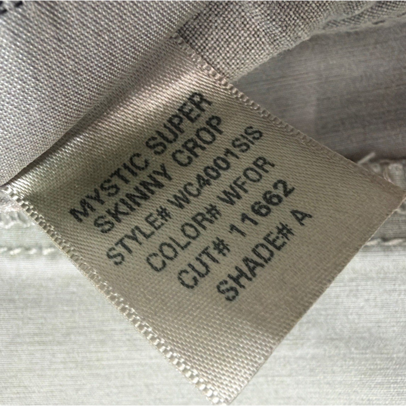 Hudson Mystic Super Skinny Crop Distressed Army Green Jeans 28