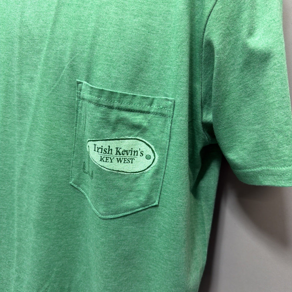 Mens XL Irish Kevin's Pub Key West Florida Double Sided T Shirt NWOT