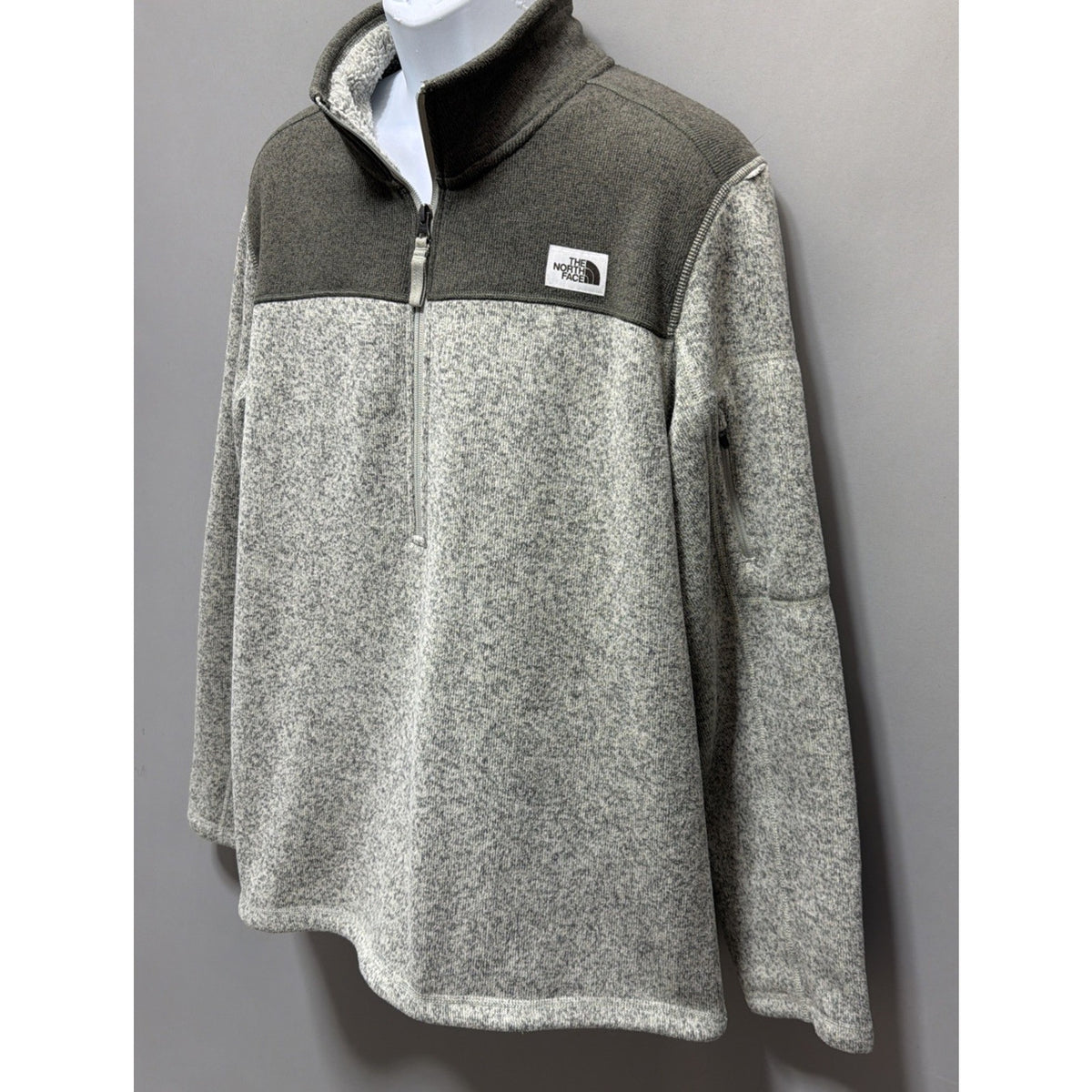 THE NORTH FACE Mens XL Gordon Lyons Fleece 1/4 Zip Pullover Outdoor Hiking Trail