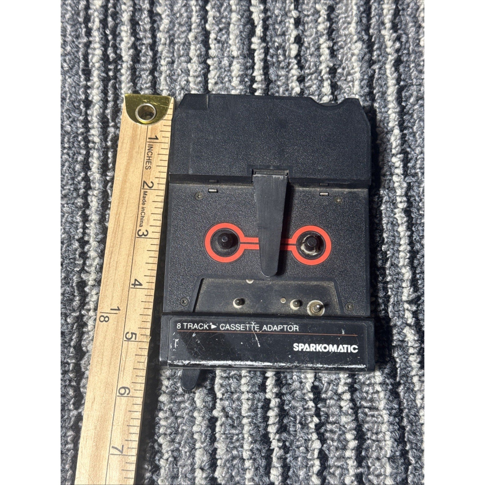 Vintage SPARKOMATIC 8 Track Stereo Cassette Adapter Made In Japan Model SCA-10