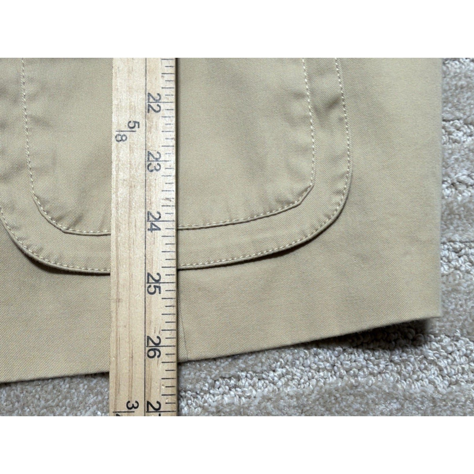 Sigrid Olsen Khaki Utility Safari Jacket Cotton Stretch Blazer Womens Plus Sz 24