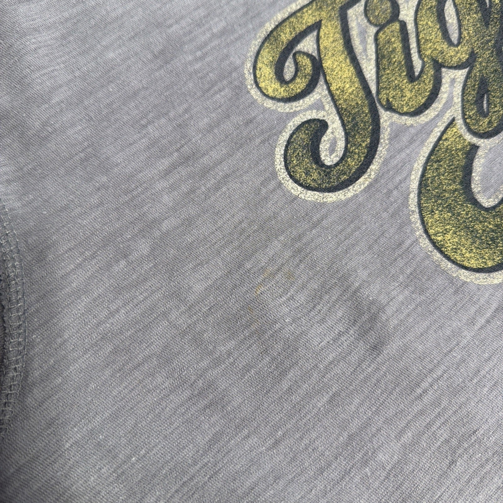 Memphis Tigers Gear For Sports Gray Cotton Long Sleeve Shirt Size XL