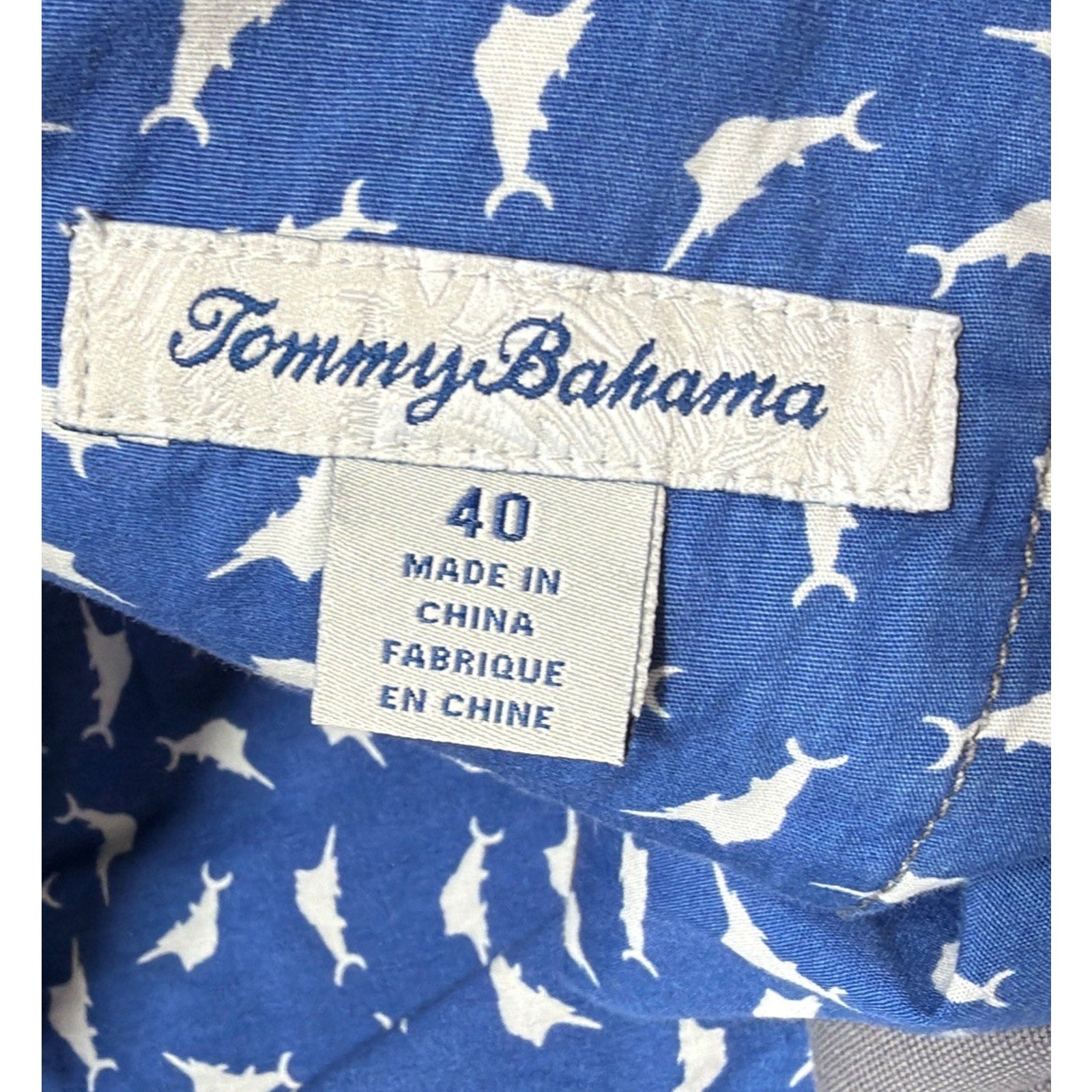 Tommy Bahama TR808 Mens Key Grip Cargo Shorts Gray Sz 40