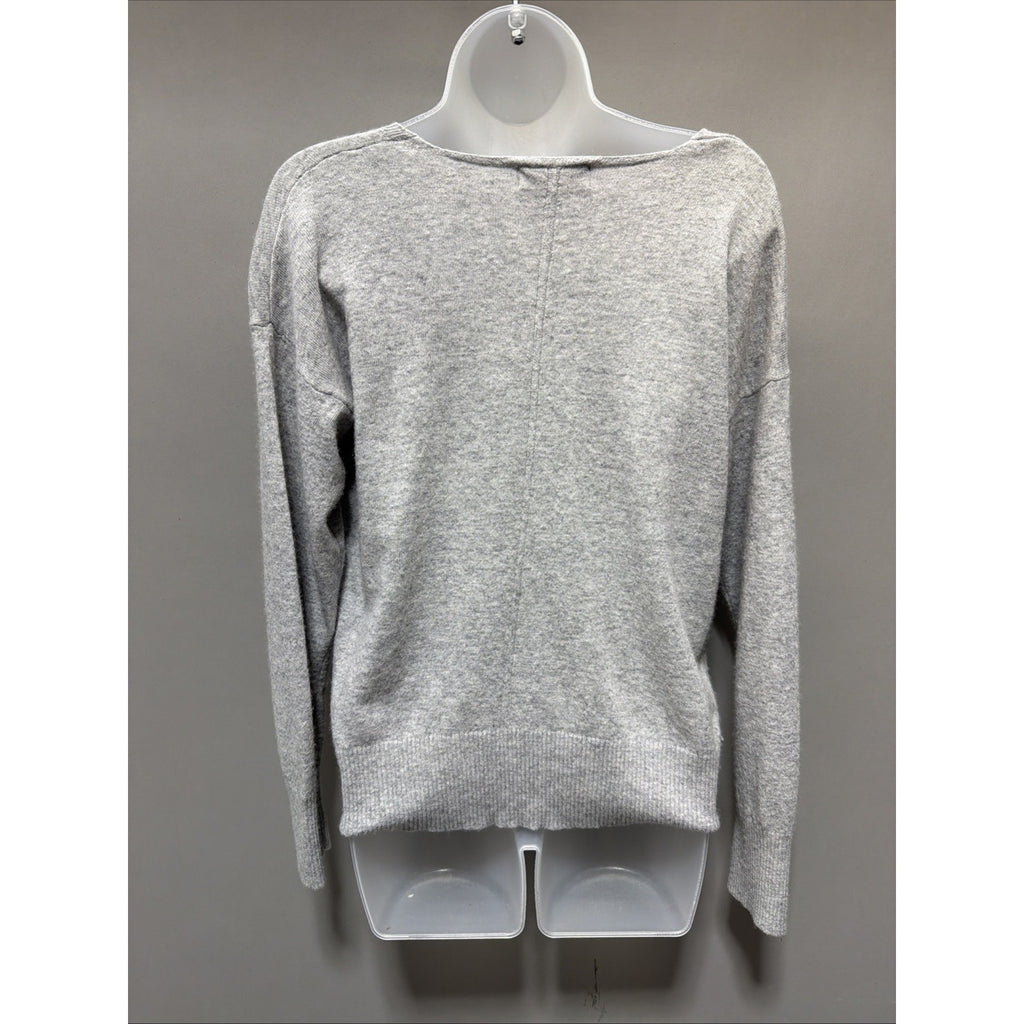 Bianco & blu made in Italy cashmere silk wool blend V Neck Sweater