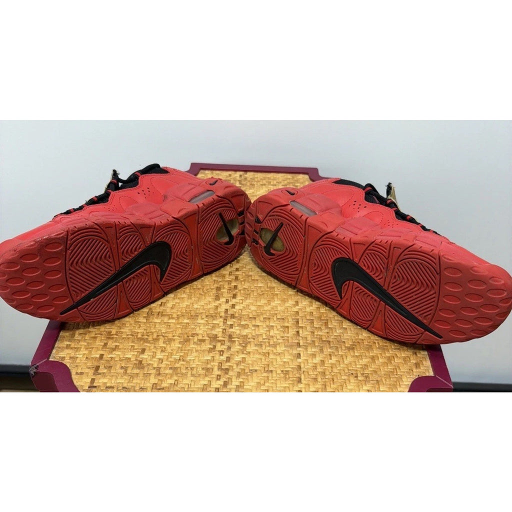 Nike Shoes Youth 6.5Y W8 Air More Money " Golden Bred" Sneakers AH5215-600