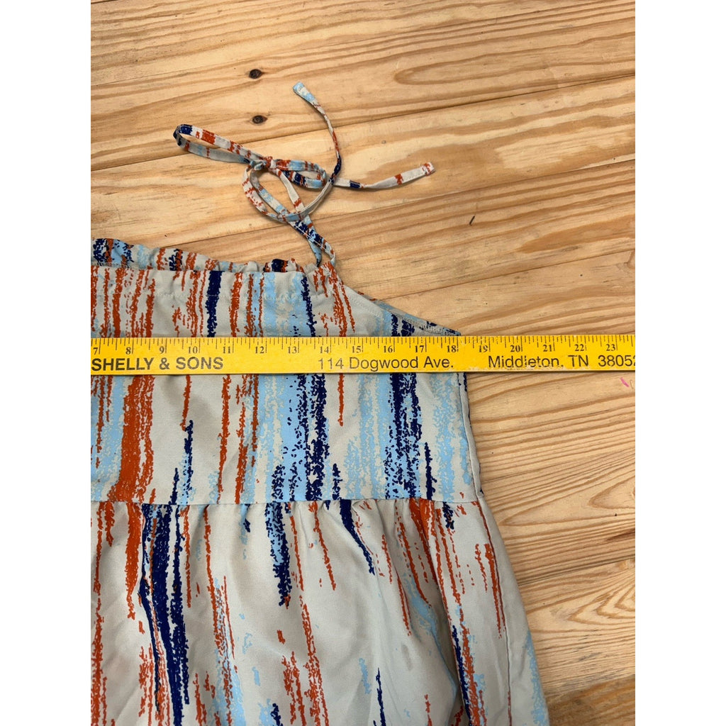 Women Spaghetti Strap Shift Mini Dress Womens Summer Dresses Tie Shoulders OSFM