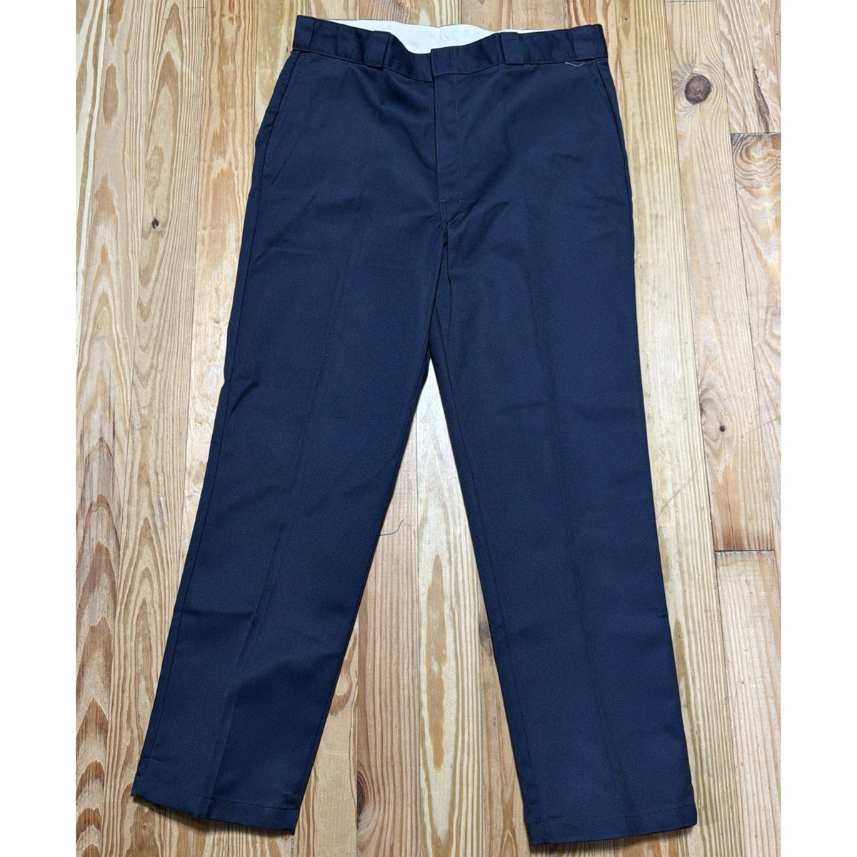 Dickies 874 Original Fit Men’s Sz 40x32 Chino Blue Work Pants Flat Front NWOT