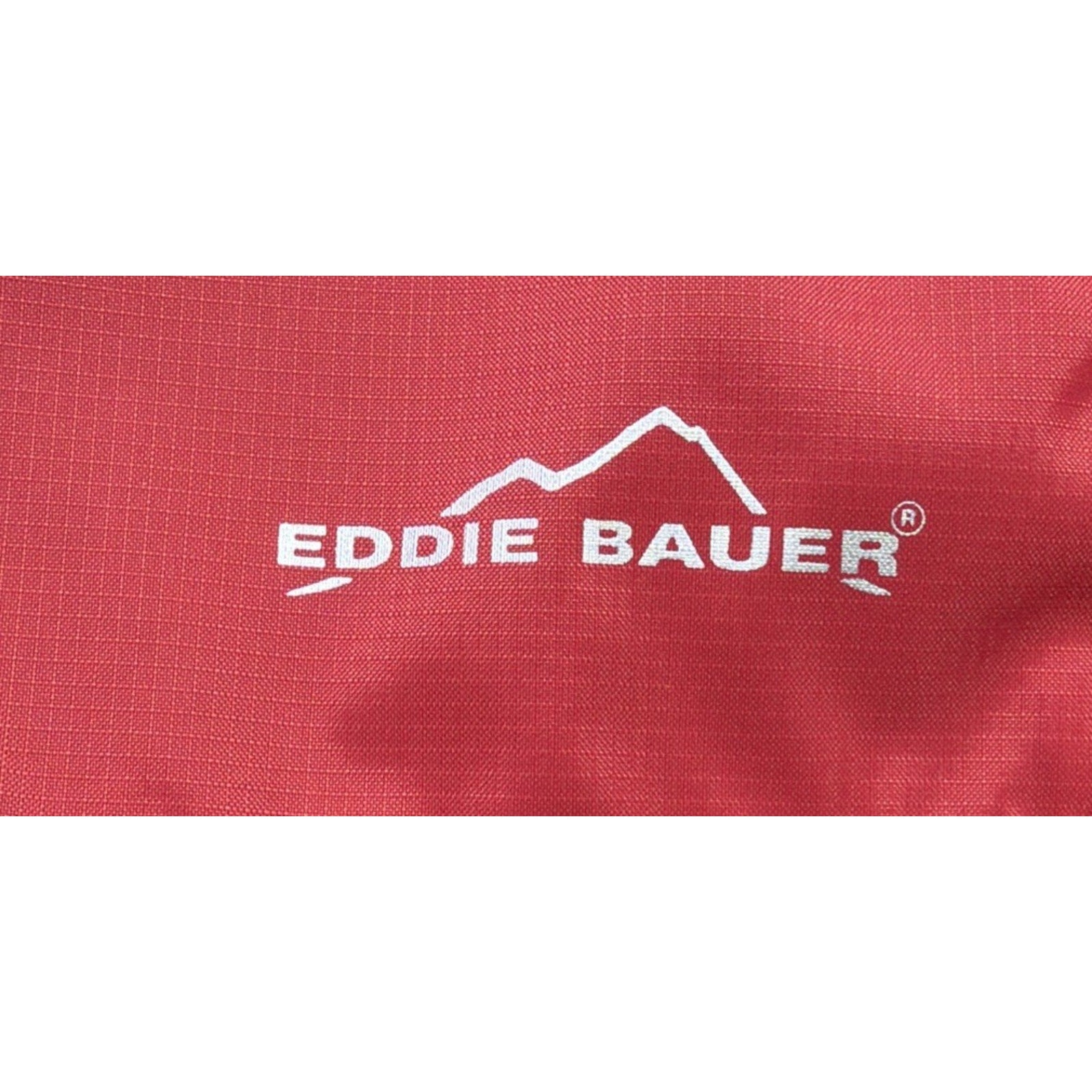 Eddie Bauer Weatheredge Womens XL Red Shell Full Zip Hooded Rain Jacket NWOT