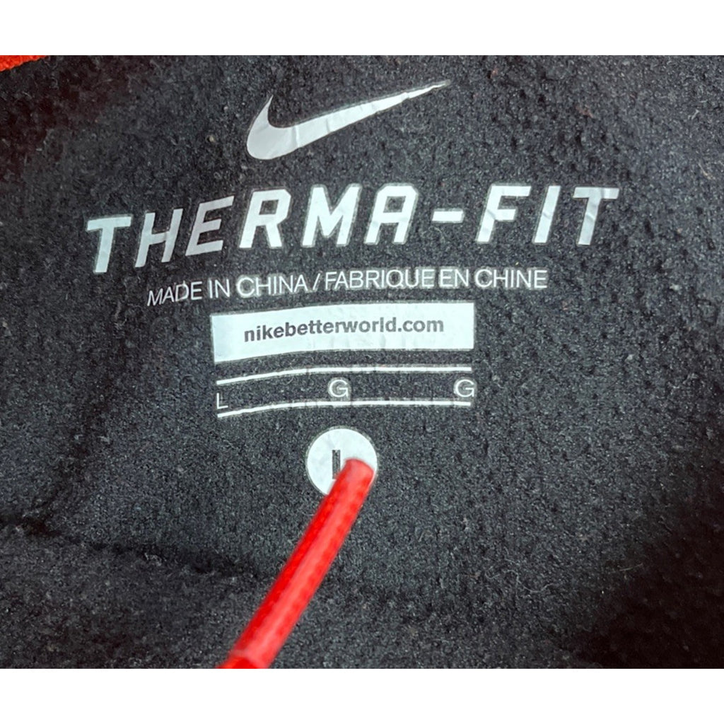 Nike Therma Fit All Time Just Do It Hoodie red black Size Large