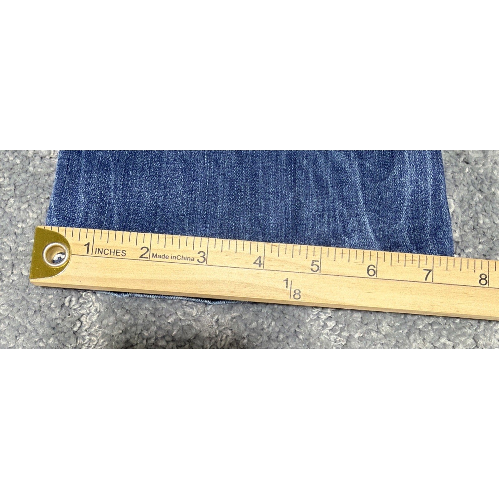 BKE Denim Payton Mid Rise Capri Jeans, Women’s 31 (ABK629) Thick Stitch Western