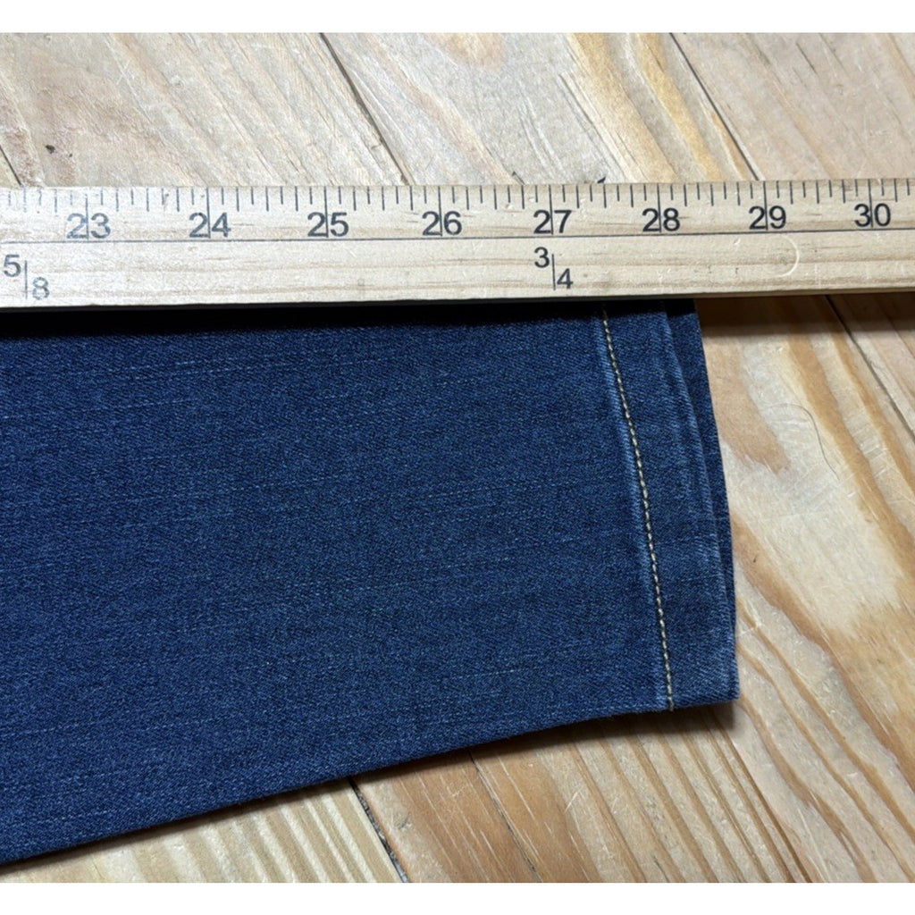No Boundaries Jeans Women 7 Blue Skinny Leg Dark Wash High Rise Denim