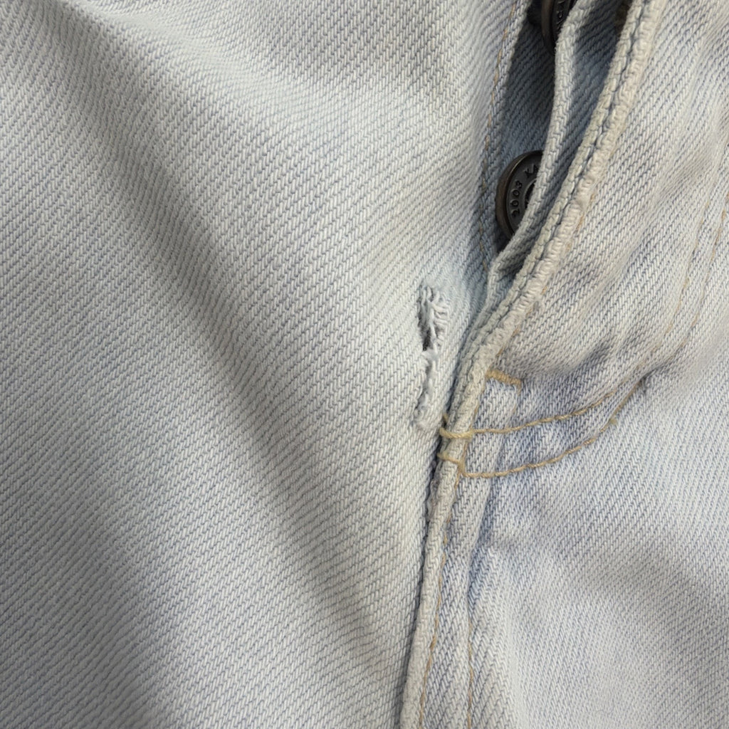 Kancan High Rise 90s Baggy Flare Jeans Distressed Button Fly 1/24 Measure 27x34