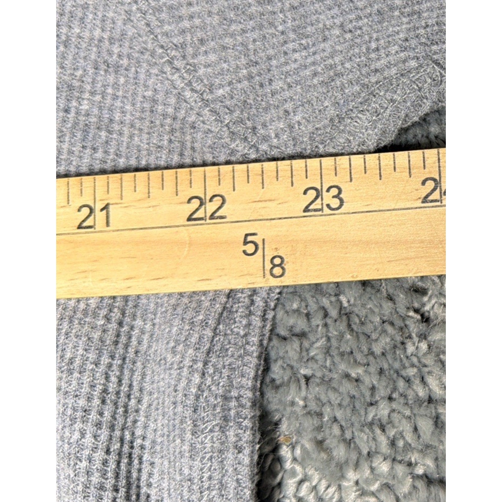 Billabong Men's Gray Waffle-Knit Crewneck Long Sleeve Sweater Size XL