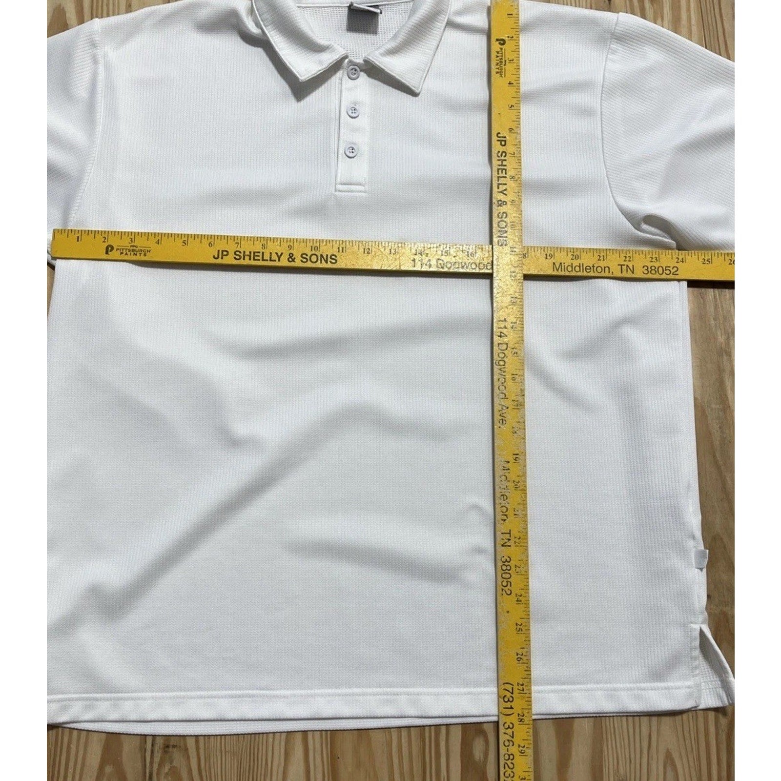 Vintage Nike Men’s Dri-Fit Polo Shirt White Size XL Light Performance Golf Cool