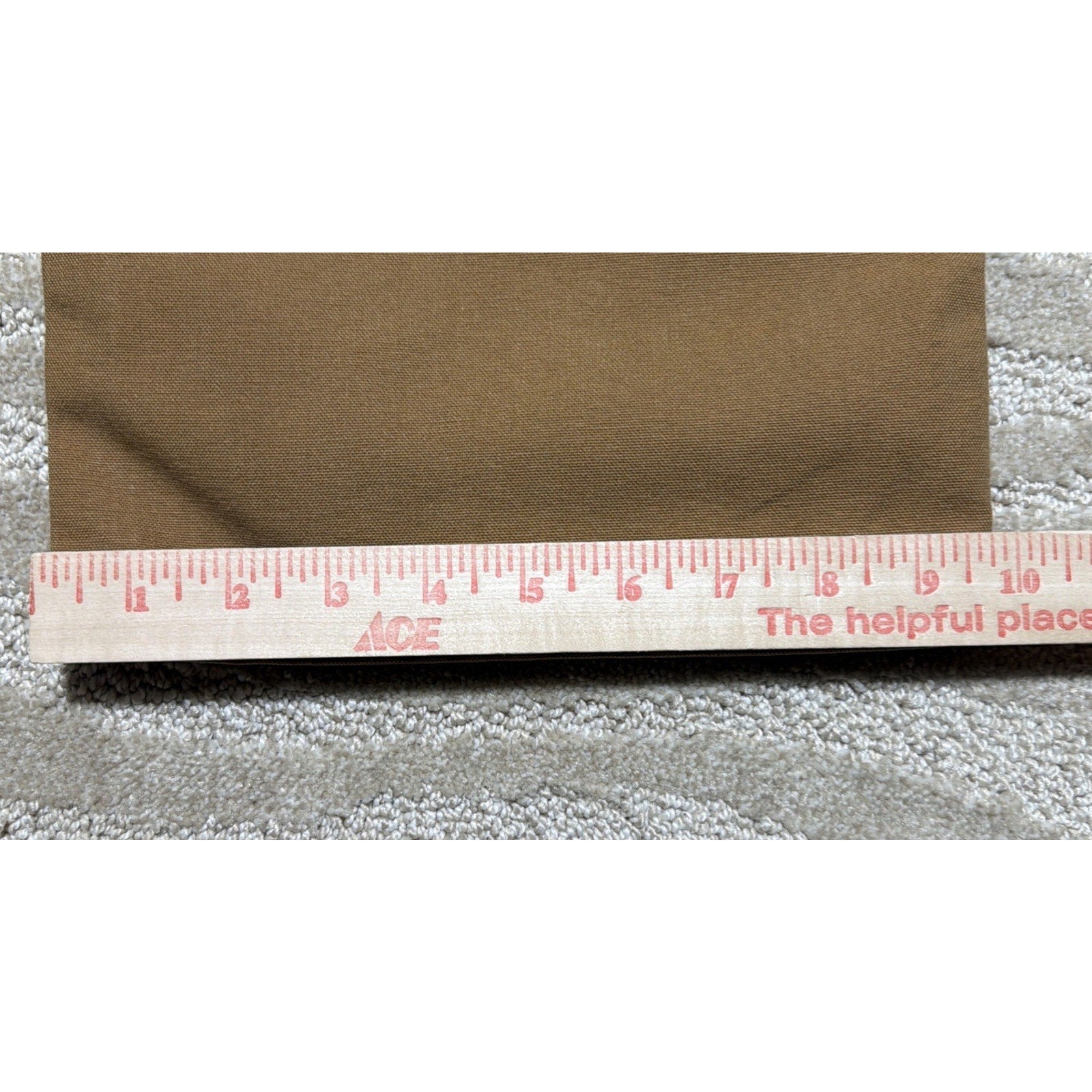 Carhartt Duck Brown Canvas Dungaree Fit Pants Men 46x30