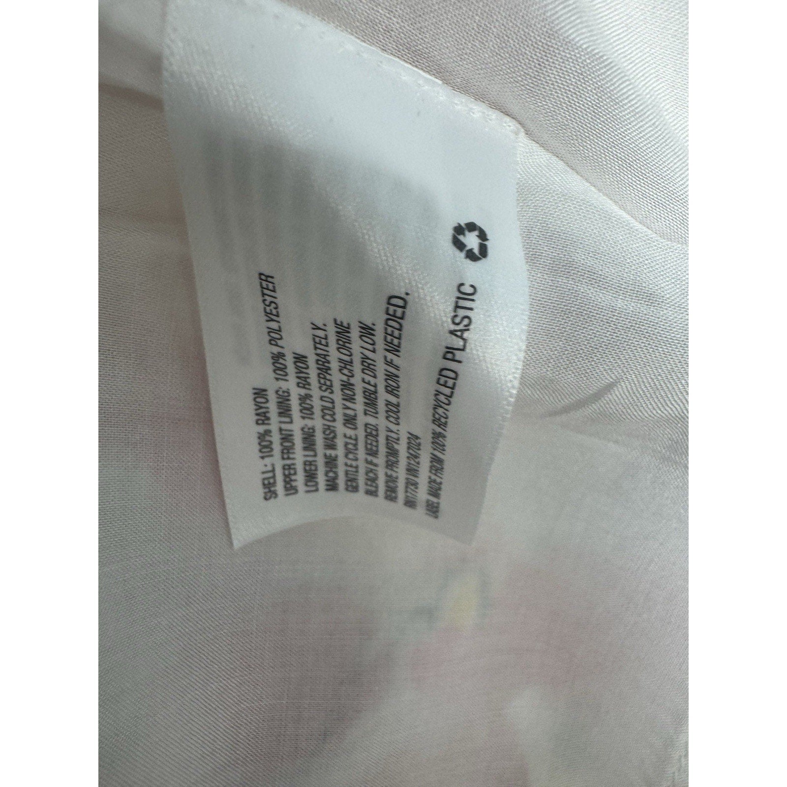 RIXO Target Floral Midi Dress 20W 22W White Multicolor Ruched Front Cottagecore