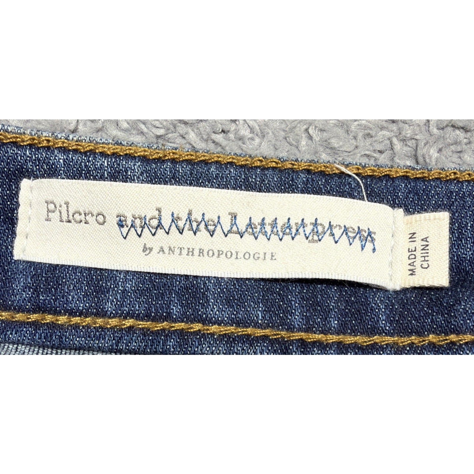 Anthropologie Pilcro and the Letterpress High Rise Denim Legging Size 25 NWT