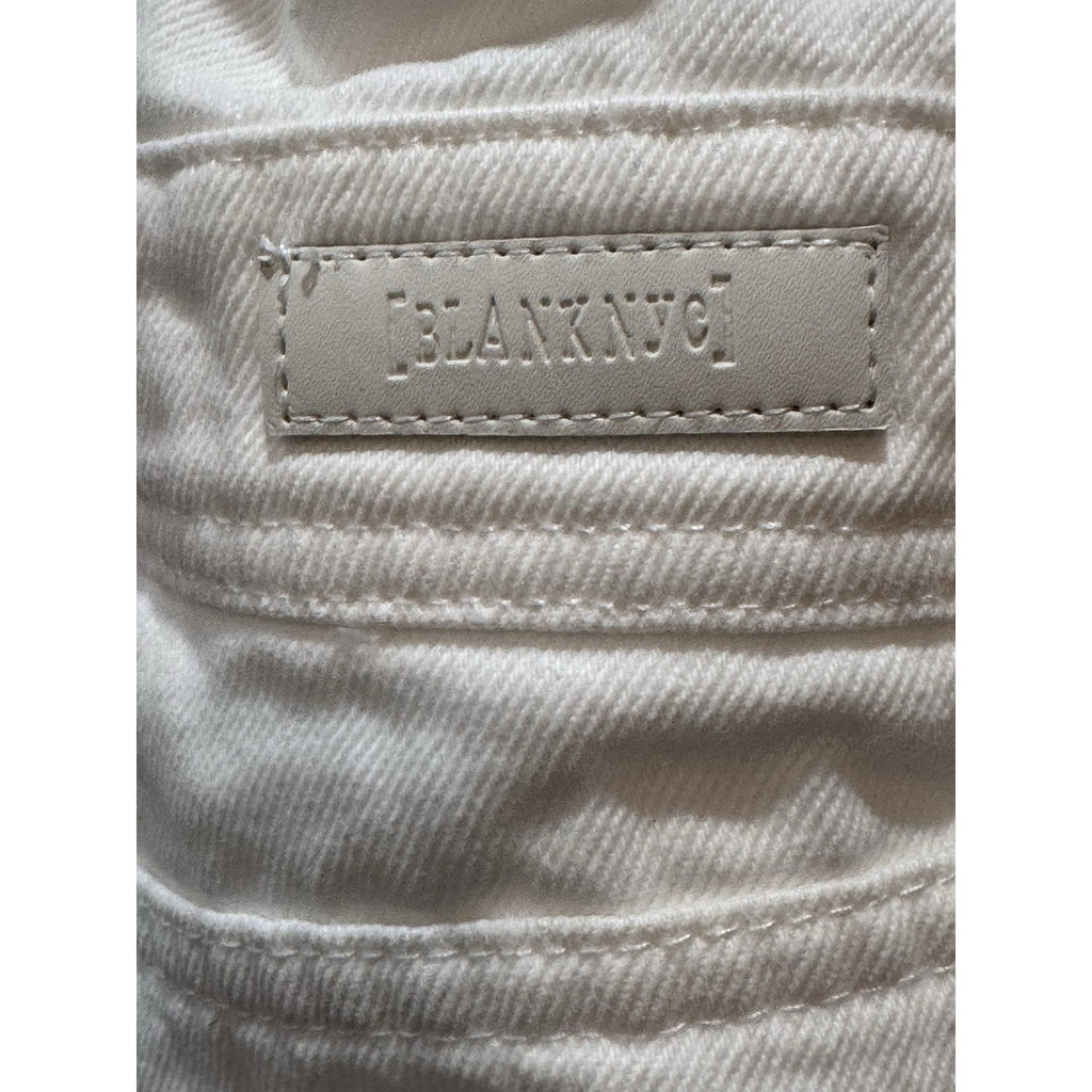 BLANK NYC Women's Size 29 White Jean Overalls