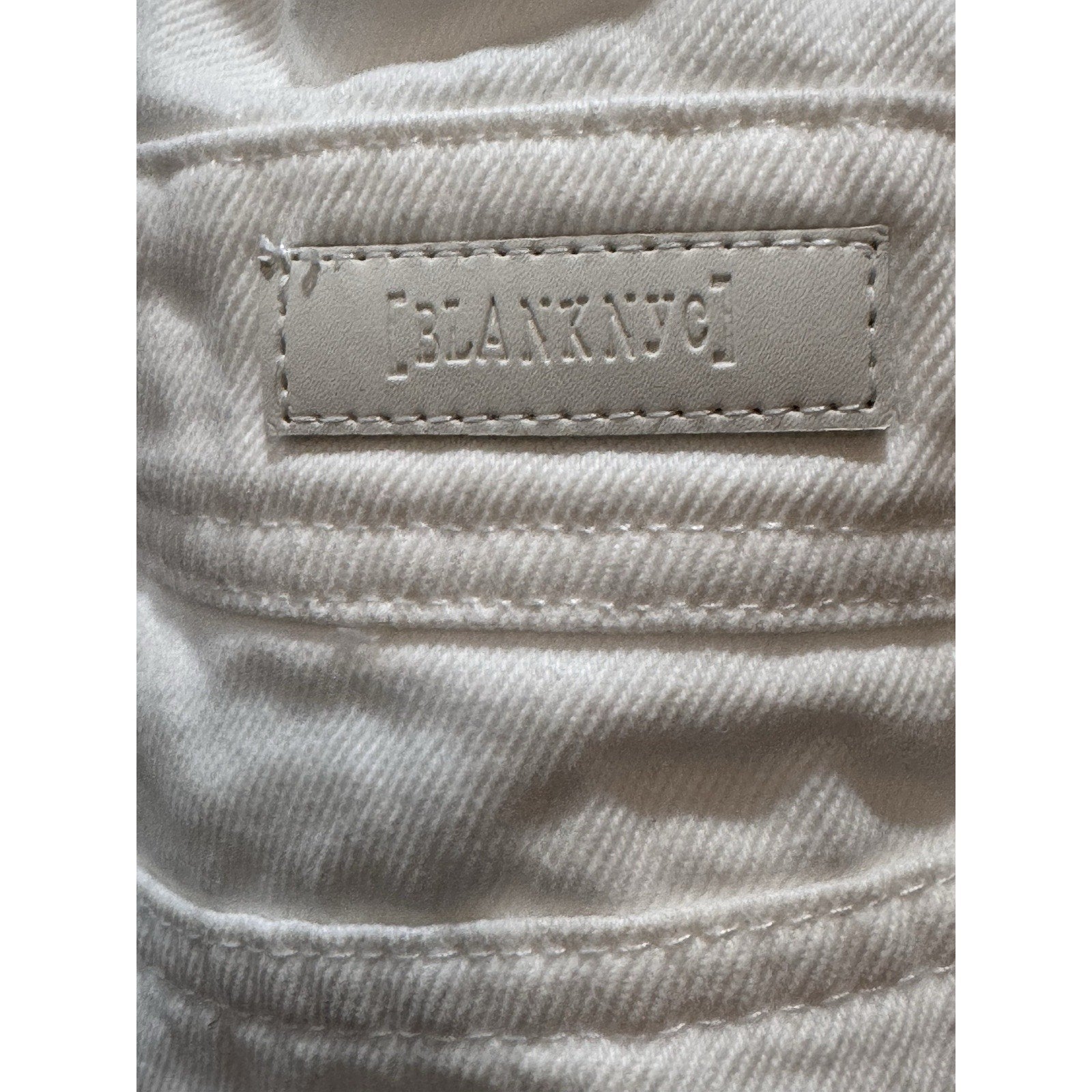 BLANK NYC Women's Size 29 White Jean Overalls