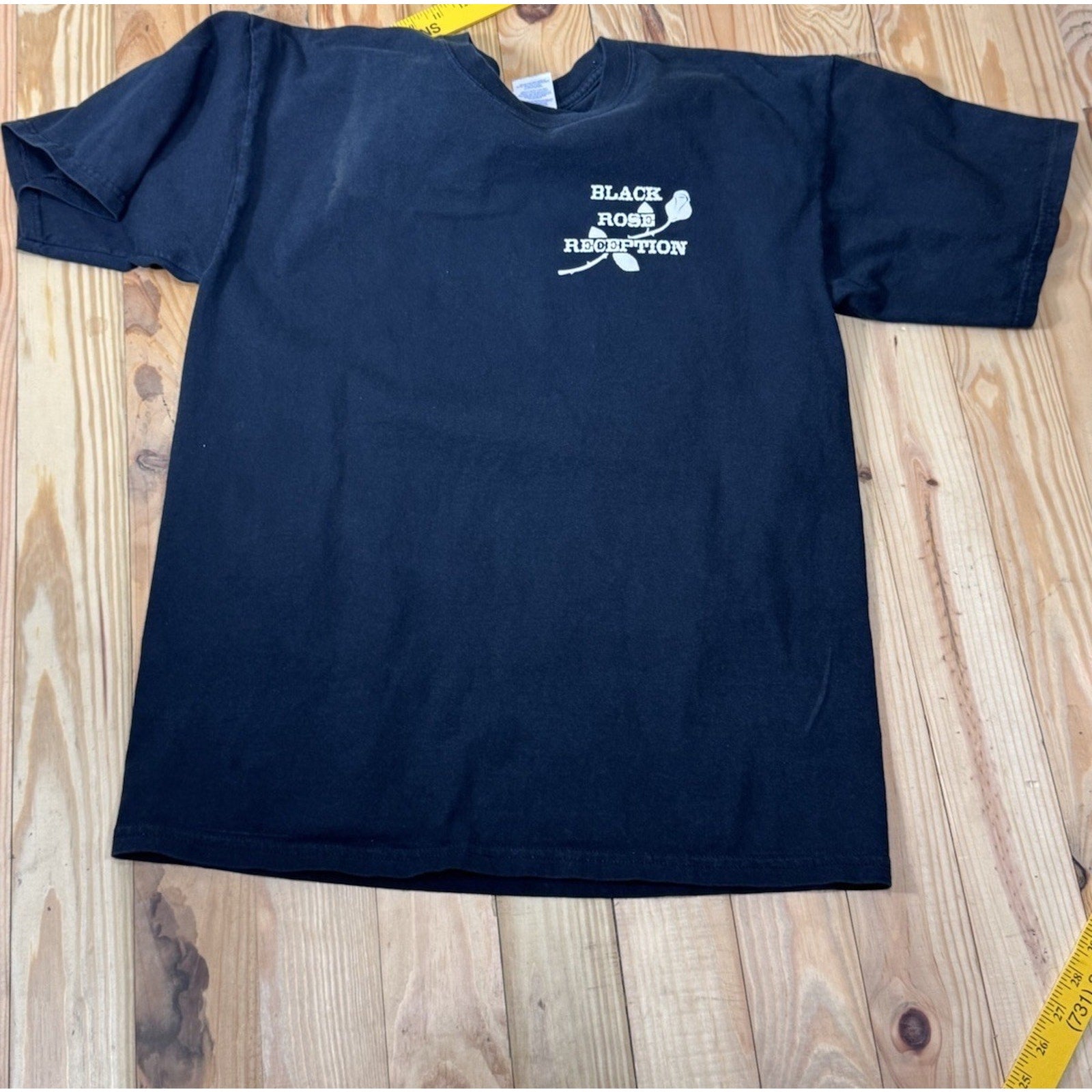 Black Rose Reception, Tommy Gun Your Men’s Large T-shirt Black Rose