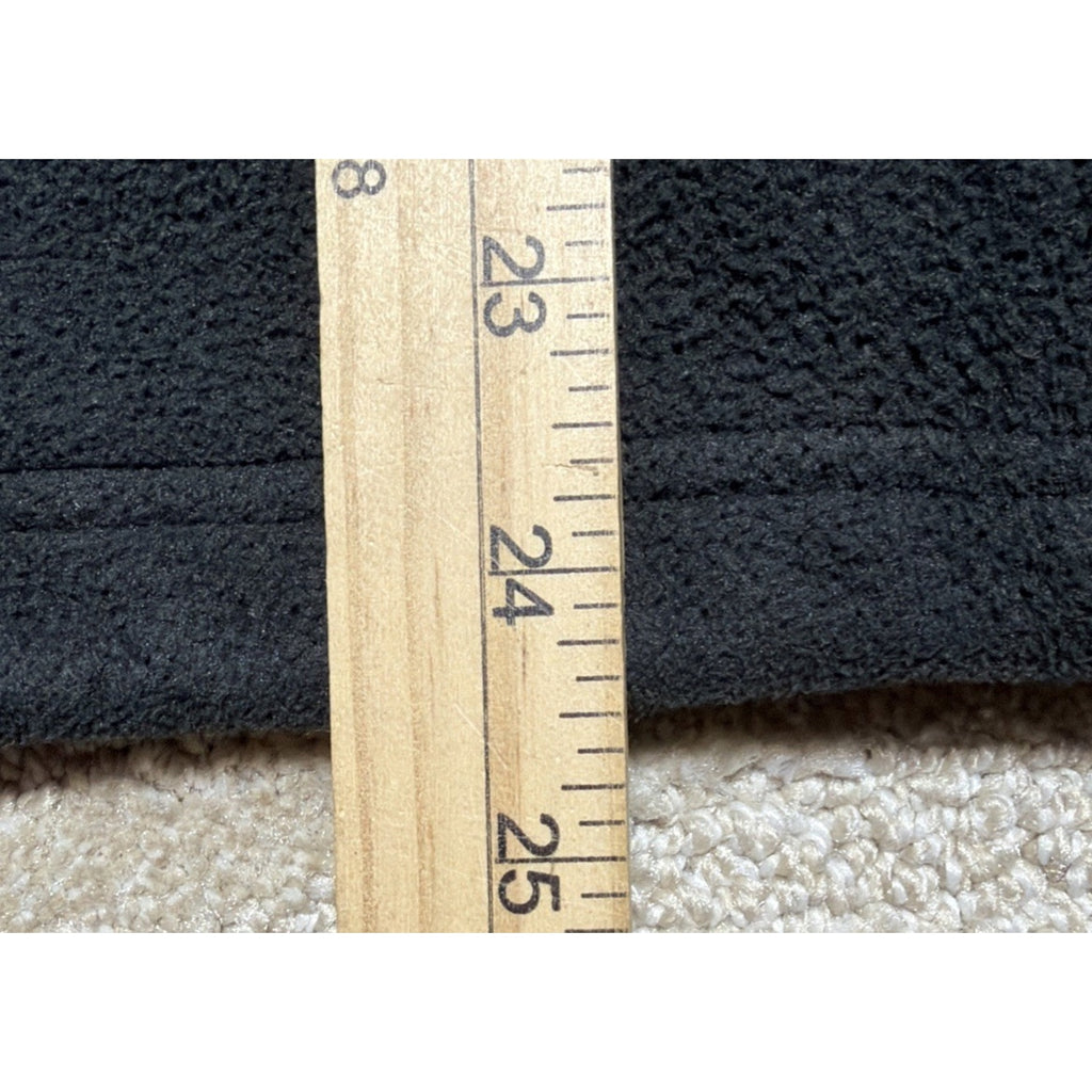 THE NORTH FACE Full Zip Up Long Sleeve Black Fleece Jacket Men's Size Small
