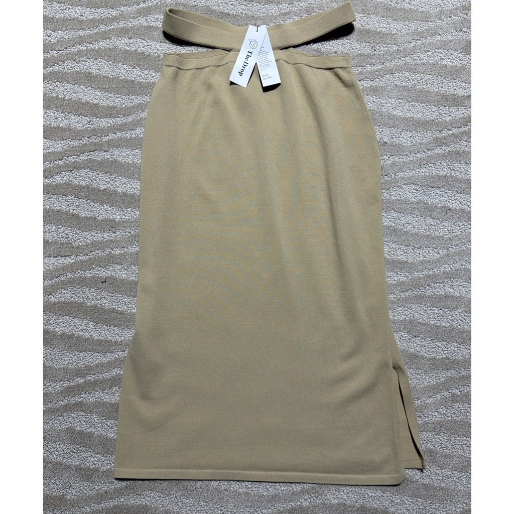 The Drop WOMENS Beige Front Cutout Mini Dress,size Medium NWT
