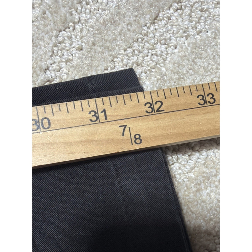 Dockers 34x32 Classic Fit Dress Pants Black Chino Business Pockets
