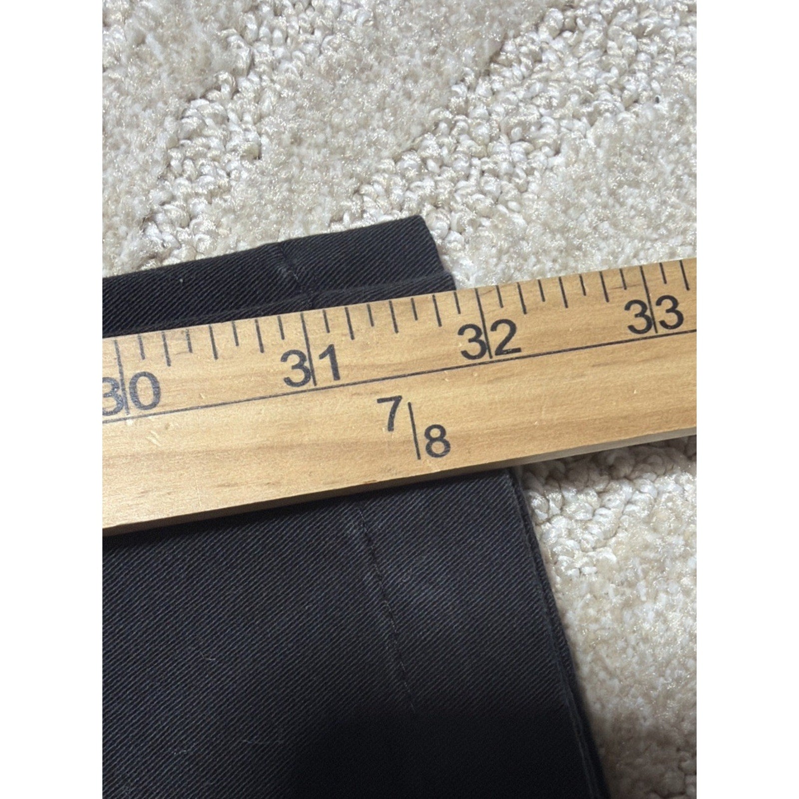 Dockers 34x32 Classic Fit Dress Pants Black Chino Business Pockets
