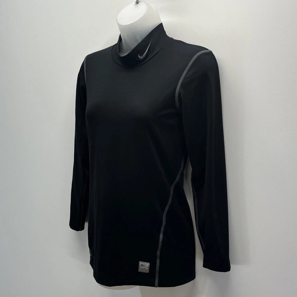 Nike Pro Tight Shirt Long Sleeve Black Womens Size M