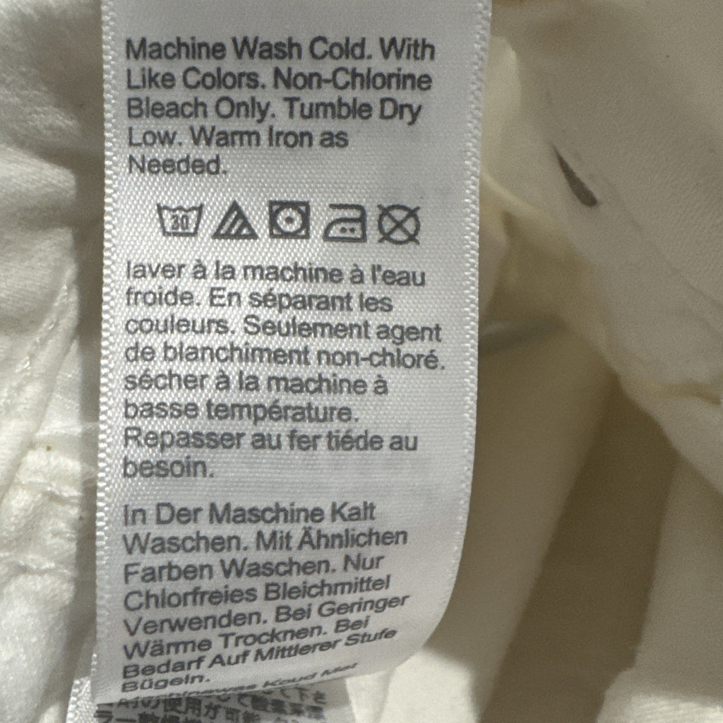 MADEWELL 10" High Rise Skinny Crop White Button-Fly Frayed Hem Jeans Size 26