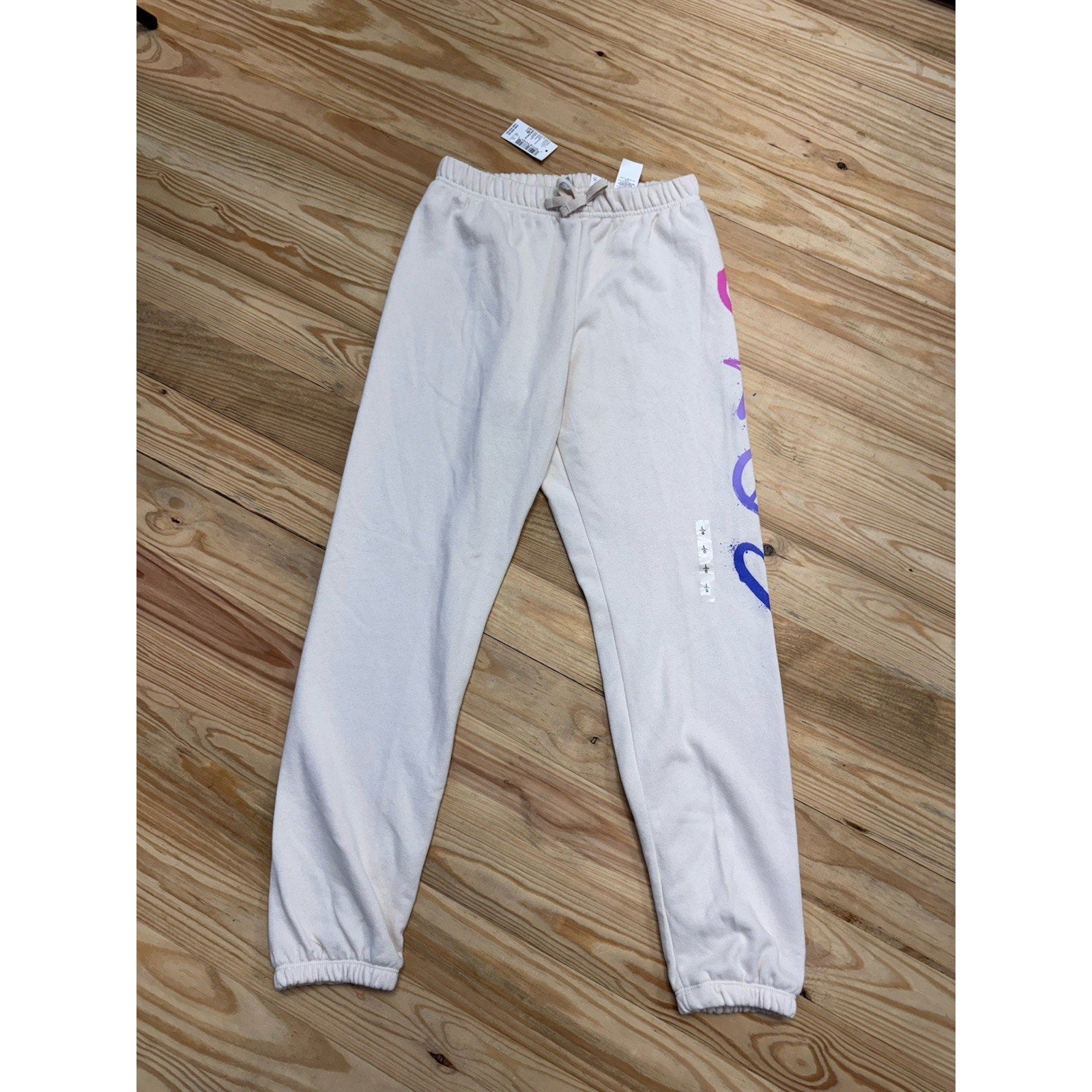 The Children’s Place Kids Girls Peace Love Pink Fleece Size Large 10/12 NWT