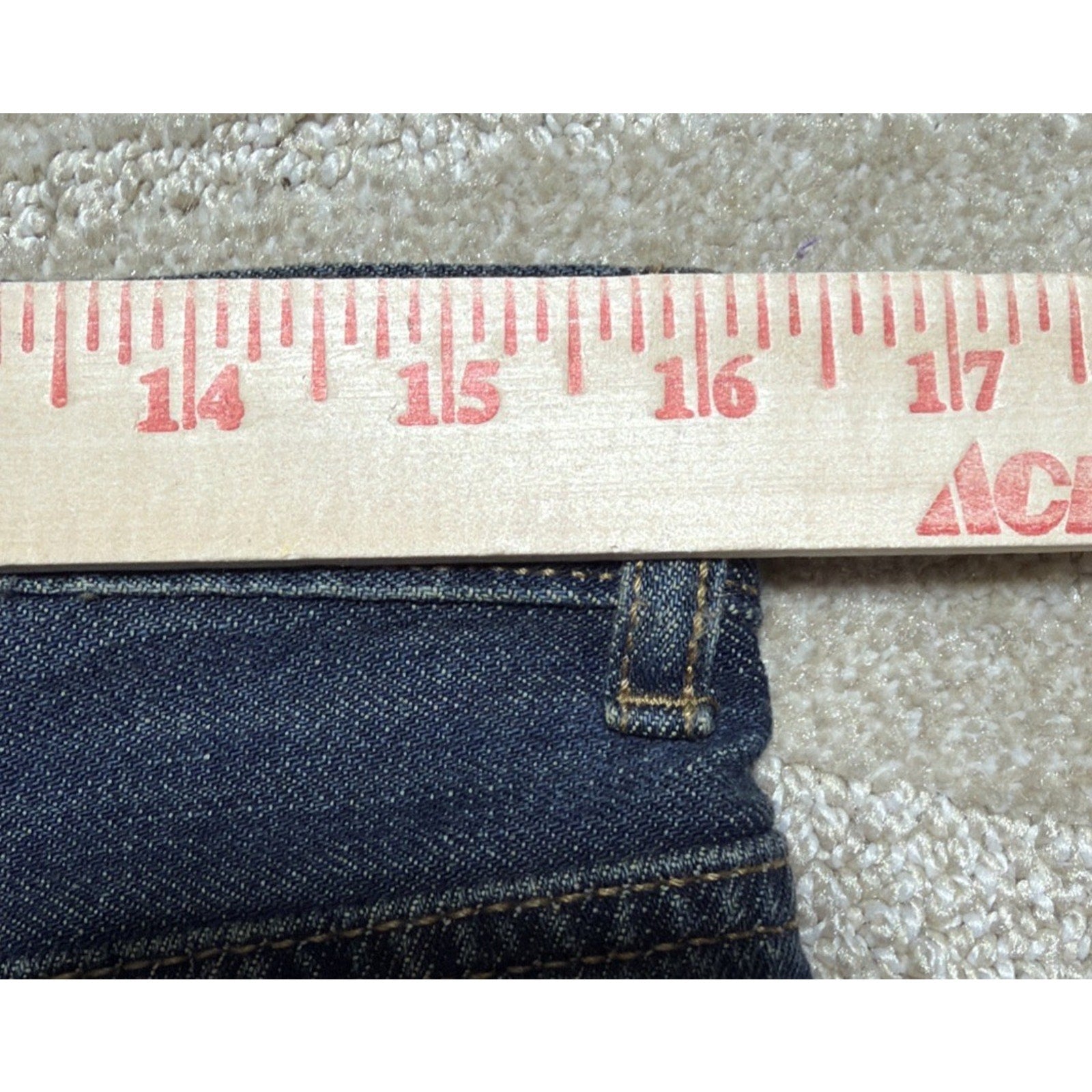 Childrens Place Boys Jeans Size 18 Kids Blue Semi Evase Bootcut Denim 32x30