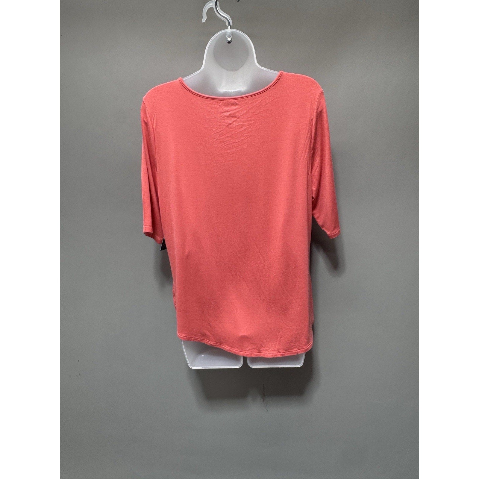 Apt. 9 Coral Elbow Sleeve Oversized Tee Top Women’s Large NEW with Tags