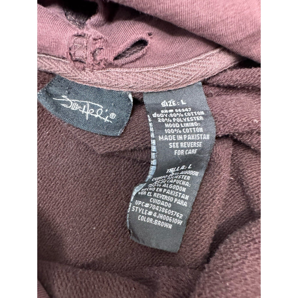 Jimi Hendrix 2006 Destroyed Brown Hoodie Sweatshirt Men’s Size Large